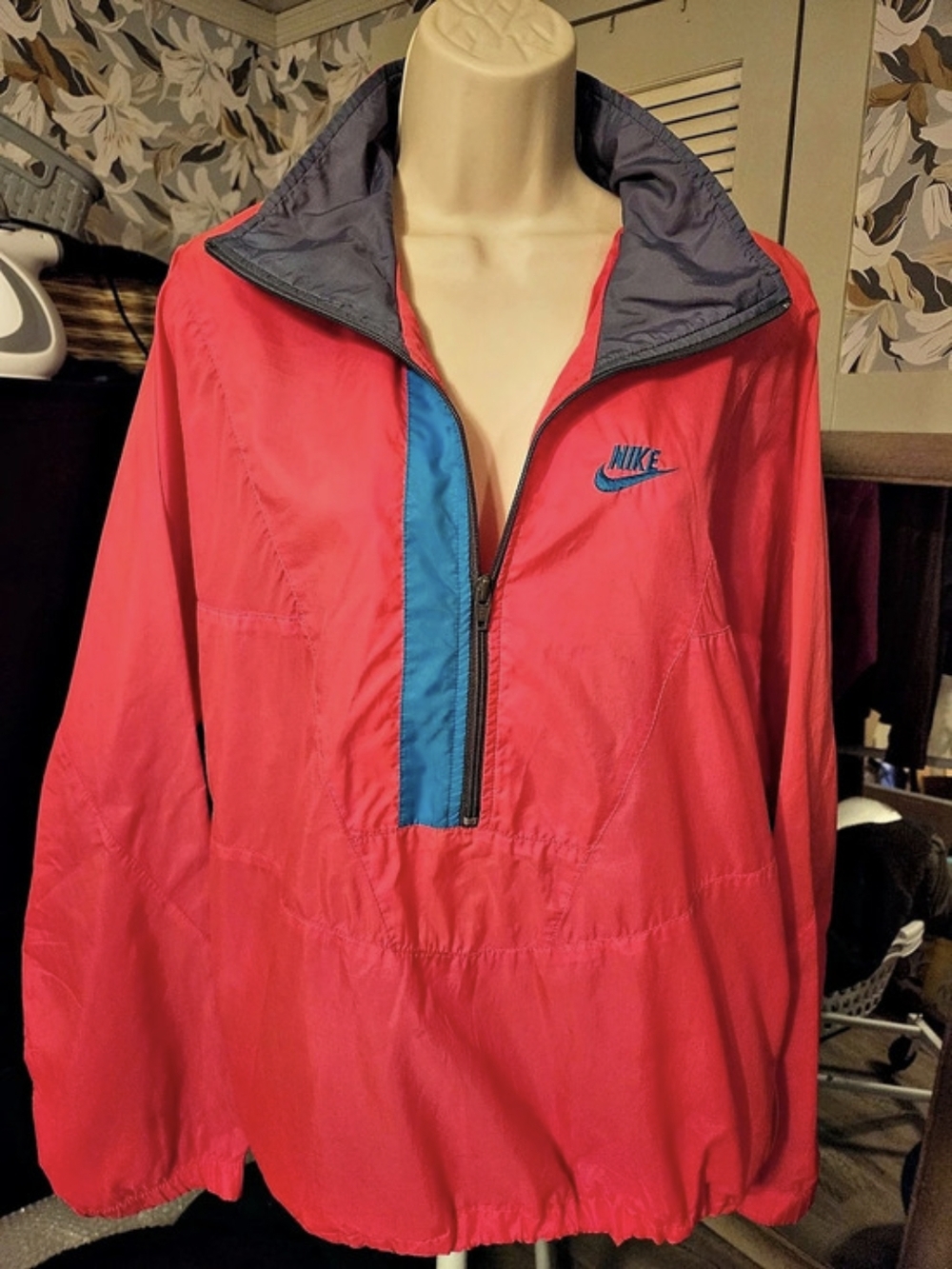 Vintage Nike Colorblock Windbreaker Jacket With Posterior Venting M Medium